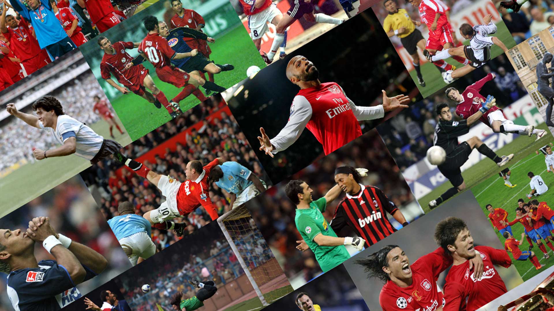 Fußballer Collage